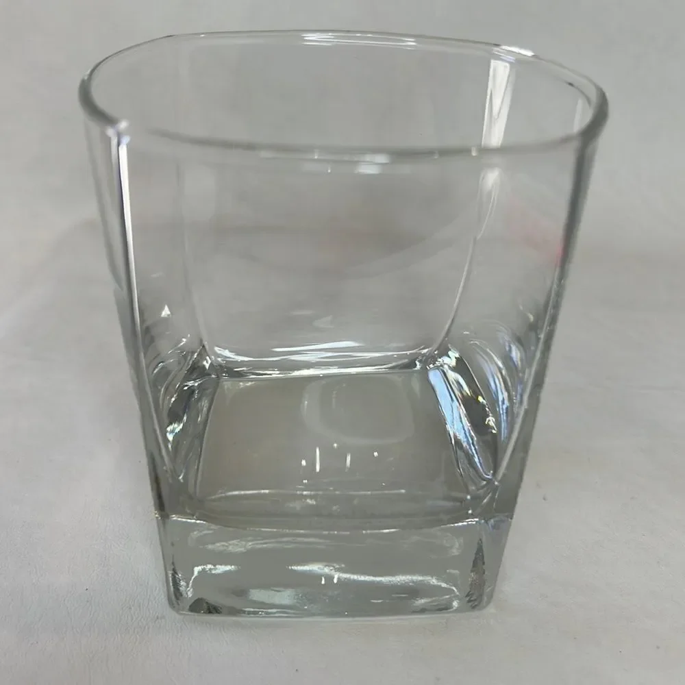 Johnny Walker Keep Walking 10 Oz Rock Glass 3 In Square 3 1/2 In Tall Scotch Bar